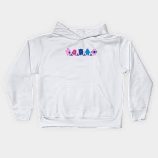 colored birds Kids Hoodie